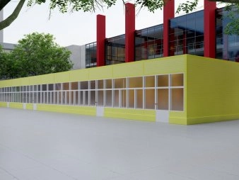 Проект павильона из сэндвич-панелей