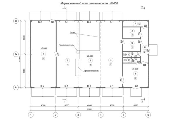 3D визуализация Автомойка из сэндвич-панелей - фото 10