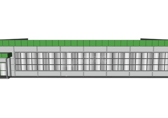 3D визуализация Магазин из сэндвич-панелей - фото 1
