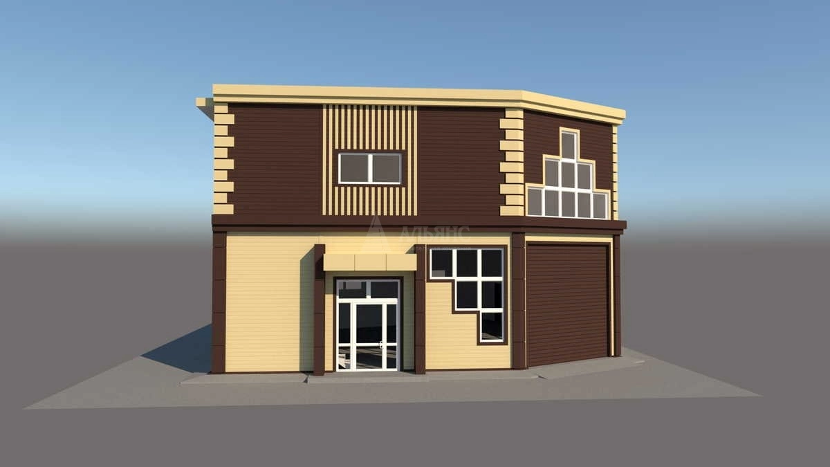 3D визуализация Склад-ангар из сэндвич-панелей - фото 6