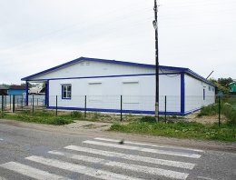  Магазин-склад на 560 кв.м. из сэндвич-панелей, построенная компанией Альянс -  Магазин-склад на 560 кв.м., с.Усть-Цильма, республика Коми